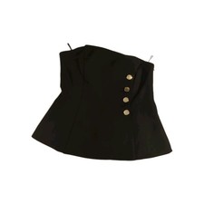 Women's Black Sleeveless Vest