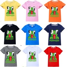 Girls Kids Boys Unspeakable Print Casual Summer Short Sleeve T-shirt Tee Tops