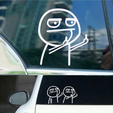 Funny two middle finger - finger, vinyl