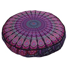 Pillow Cover Pouf Meditation