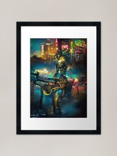 Abstract Urban Future 3 Framed