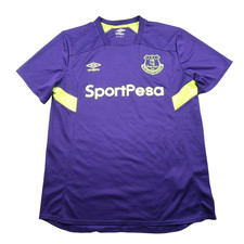 Everton Shirt Large Purple Training Kit 2017 2018 Umbro Jersey Soccer Football