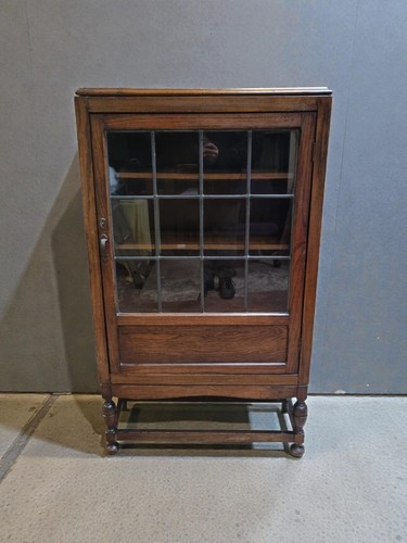 Antique oak glazed - antique, bookcase