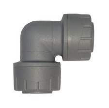 Polypipe PolyPlumb Elbow - Grey (PB115) pack of 10