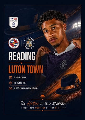 Reading luton town august - v,