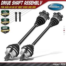 2x Drive Shafts Front for Audi