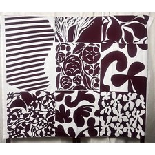 Marimekko Ruudut plum floral