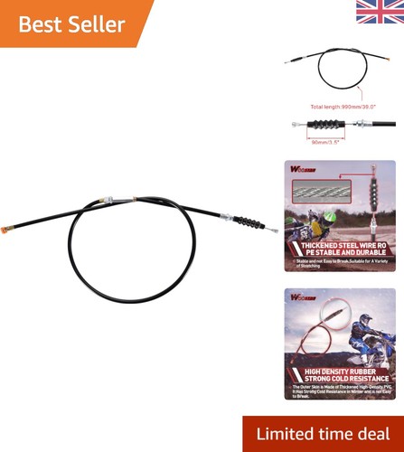 Chrome clutch cable with - clutch,