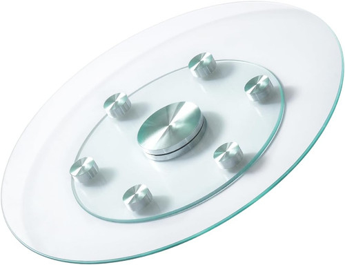Glass lazy susan - glass, turntable