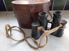 Binoculars With Case WW2 Vintage