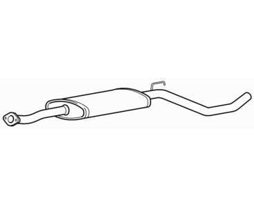 Quality centre exhaust middle - exhaust,
