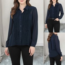 Women Chiffon Frilled Shirt