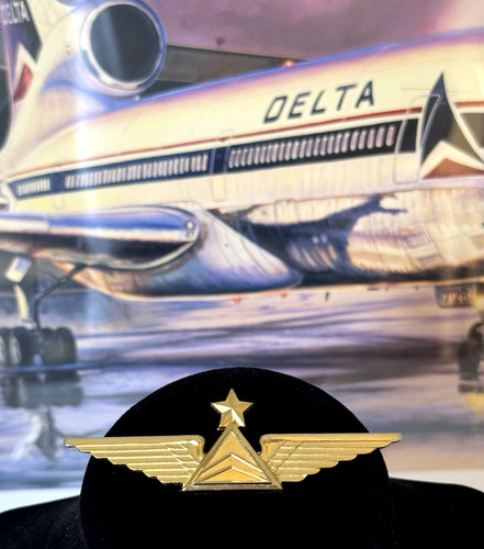 Vintage 1970 delta air - delta,