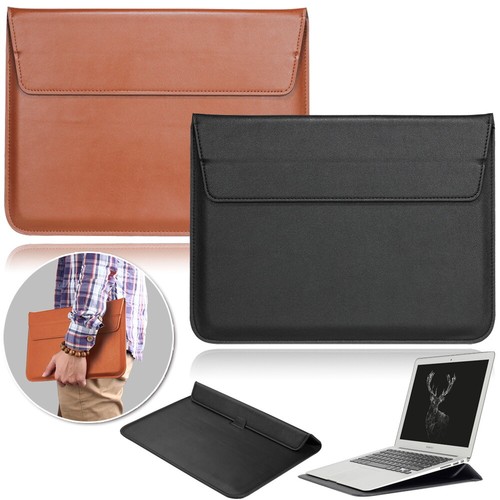 Leather laptop carrying - laptop, pouch