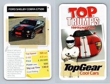 Ford Shelby Cobra GT500 - Top Gear Cool Cars 2007 Top Trumps Specials Card