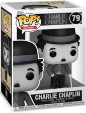 FUNKO POP ICONS CHARLIE CHAPLIN THE TRAMP 3.75" VINYL FIGURE 79 NEW IN BOX