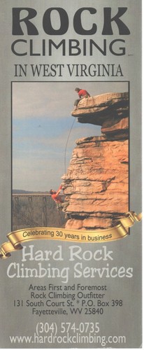 Rack card rock - rock, in