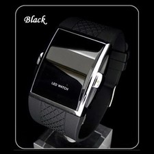 Luxury Digital Mens Red LED