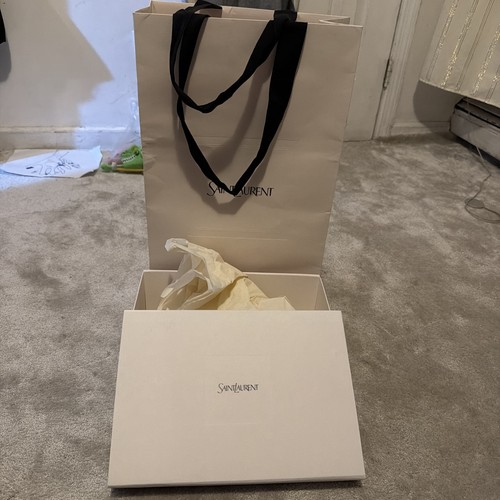 Saint laurent white gift box - saint,
