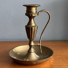 Vintage brass chamber stick - vintage,