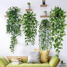 4X Artificial Hanging Plants