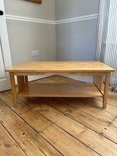 Solid Wood Coffee Table –