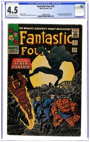Fantastic four cgc 4 5 - fantastic, 4.5