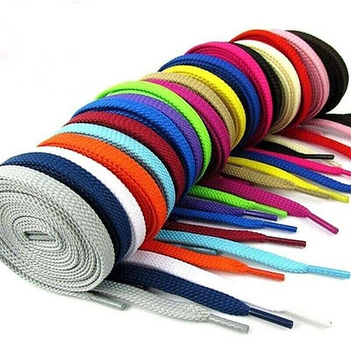 Cotton shoe laces - cotton, football