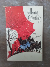 Lovely Vintage 1950s Christmas Card: Newton Mill