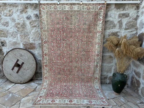 Hand knotted oushak rug - oushak, 5x9