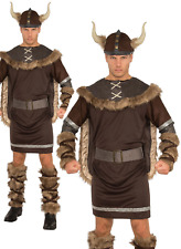 Viking Costume Mens Norse Warrior Vikings Medieval Fancy Dress Adults