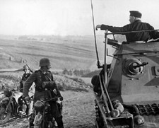 Soldiers on BMW Motorcycle