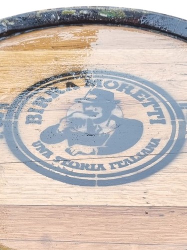Birra moretti beer branded - "birra,