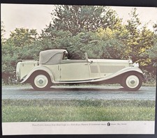 Book Clipping Photo J Gurney Nutting Rolls Royce Phantom II Drop Head Coupe Auto