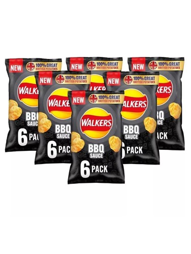 Walkers bbq sauce flavour - walkers,