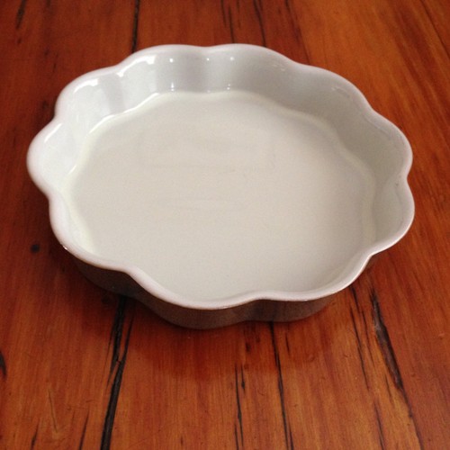Denby greystone fluted flan - denby,