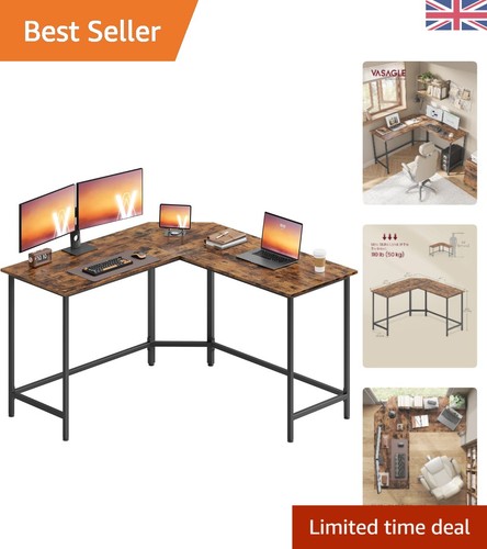 Rustic brown shaped - rustic, l-shaped