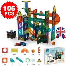 110x Magnet Marble Run-Speedy