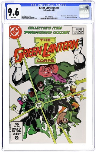 Green lantern 201d cgc - cgc, 9.6