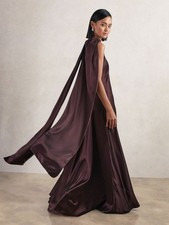 Reiss Womens Burgundy Maxi