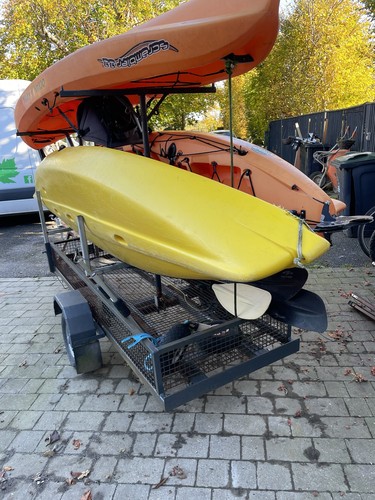 Trailer for canoe - x3, canoe,