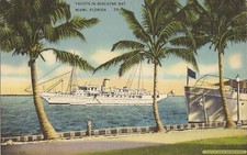 Miami, FLORIDA - Biscayne Bay - Yachts - LINEN