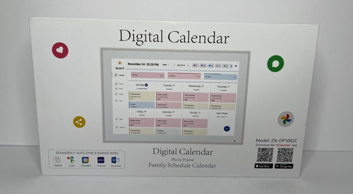 Digital calendar 1 - digital, 10.1