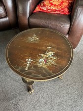 Vintage Chinoiserie Chinese Coffee Table