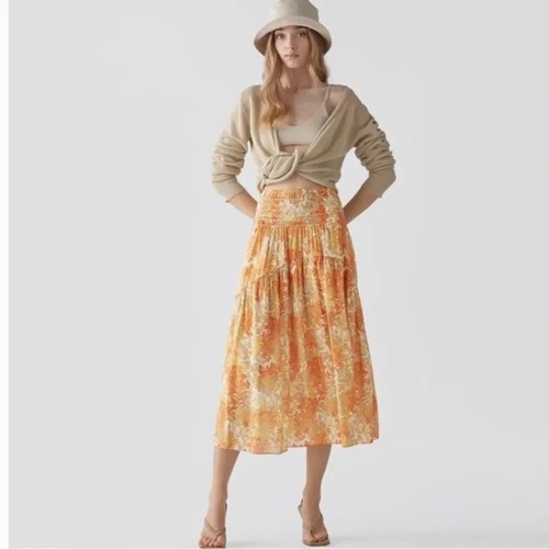 Vince garden orange floral - vince,