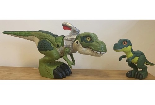 Imaginext jurassic world rex - t,