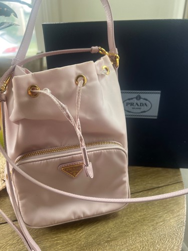 Prada duet nylon bucket bag - duet,