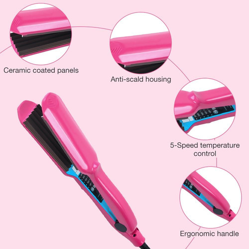Volumizing hair crimper with - volumizing,