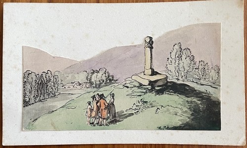 Hand colored print - hand-colored, of