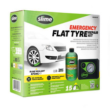 Slime Smart Emergency Flat Tyre Puncture Repair Air Compressor & Sealant Kit